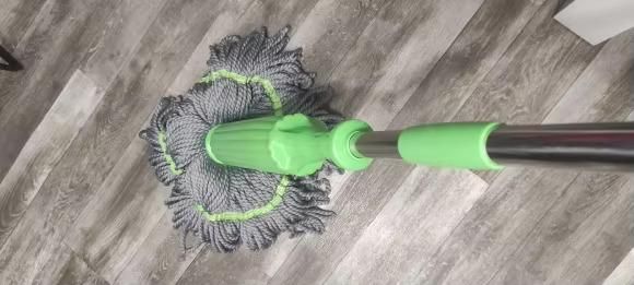LumiHaus™ Self-Twisting 360° Rotating Mop | Hands-Free Floor Cleaning System