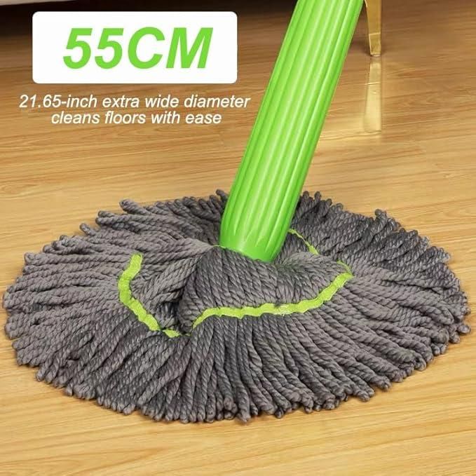 LumiHaus™ Self-Twisting 360° Rotating Mop | Hands-Free Floor Cleaning System